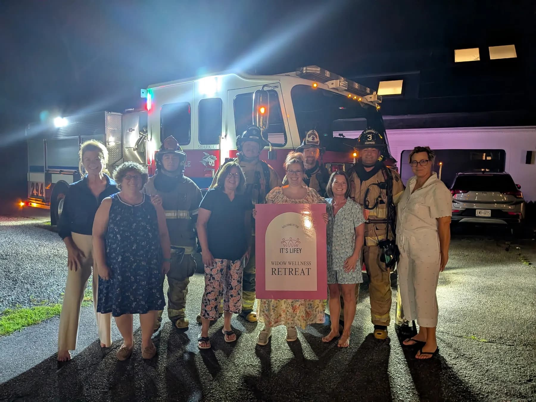 Widows together at the Summer 2026 It's Lifey Widow Wellness Retreat